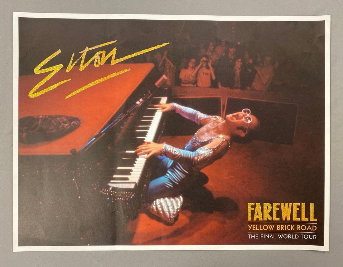 Elton John Farrell Yellow Brick Road Final Tour Poster (1 of 2)