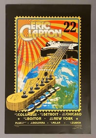 LE 2022 Eric Clapton American Tour Poster