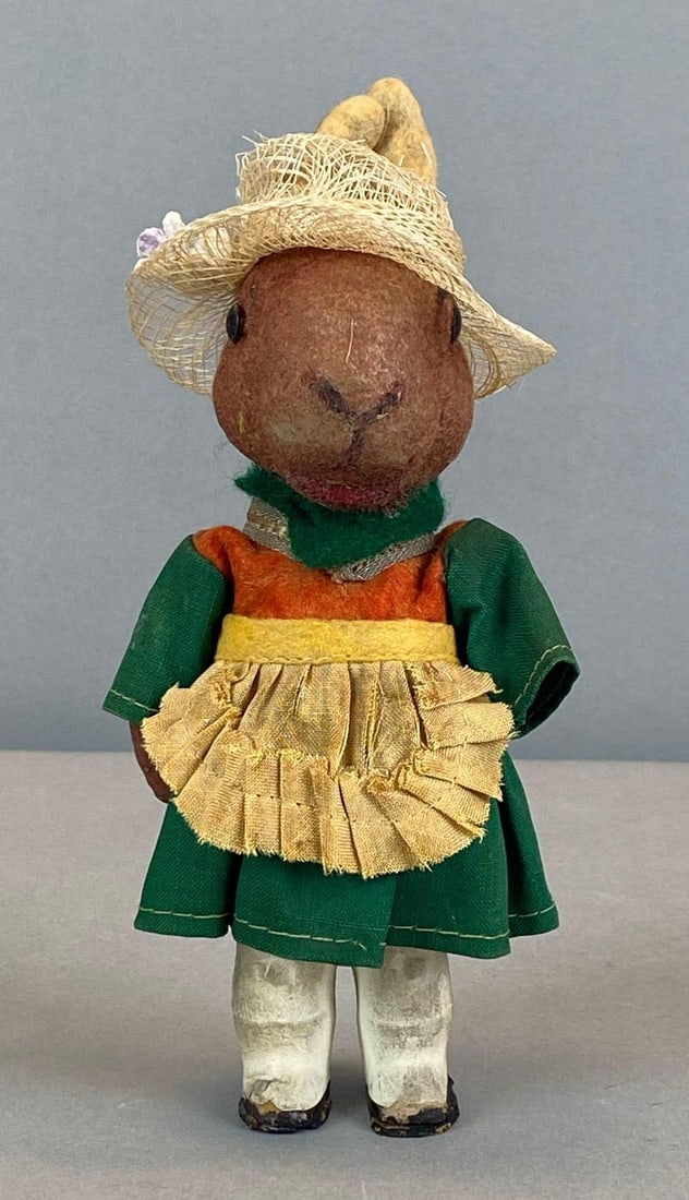 Vintage German Walking Bunny Wind Up Toy (1 of 3)