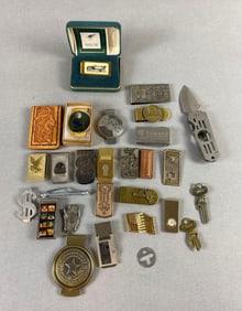 Group of 29 Assorted Money Clips