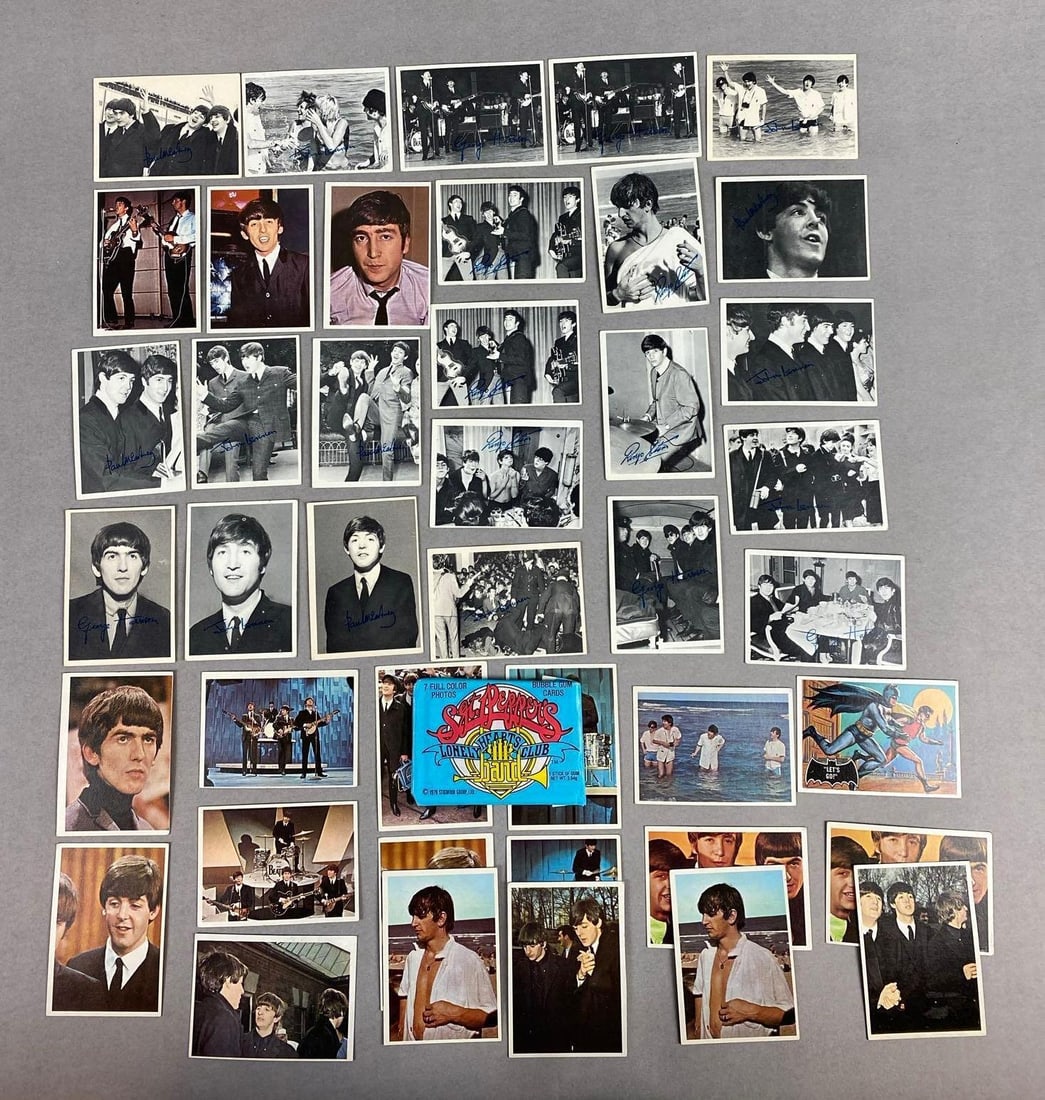 Group of Assorted Topps Beatles Trading Cards and More (1 of 4)