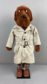 Vintage McGruff The Crime Dog Puppet Figure With Stand