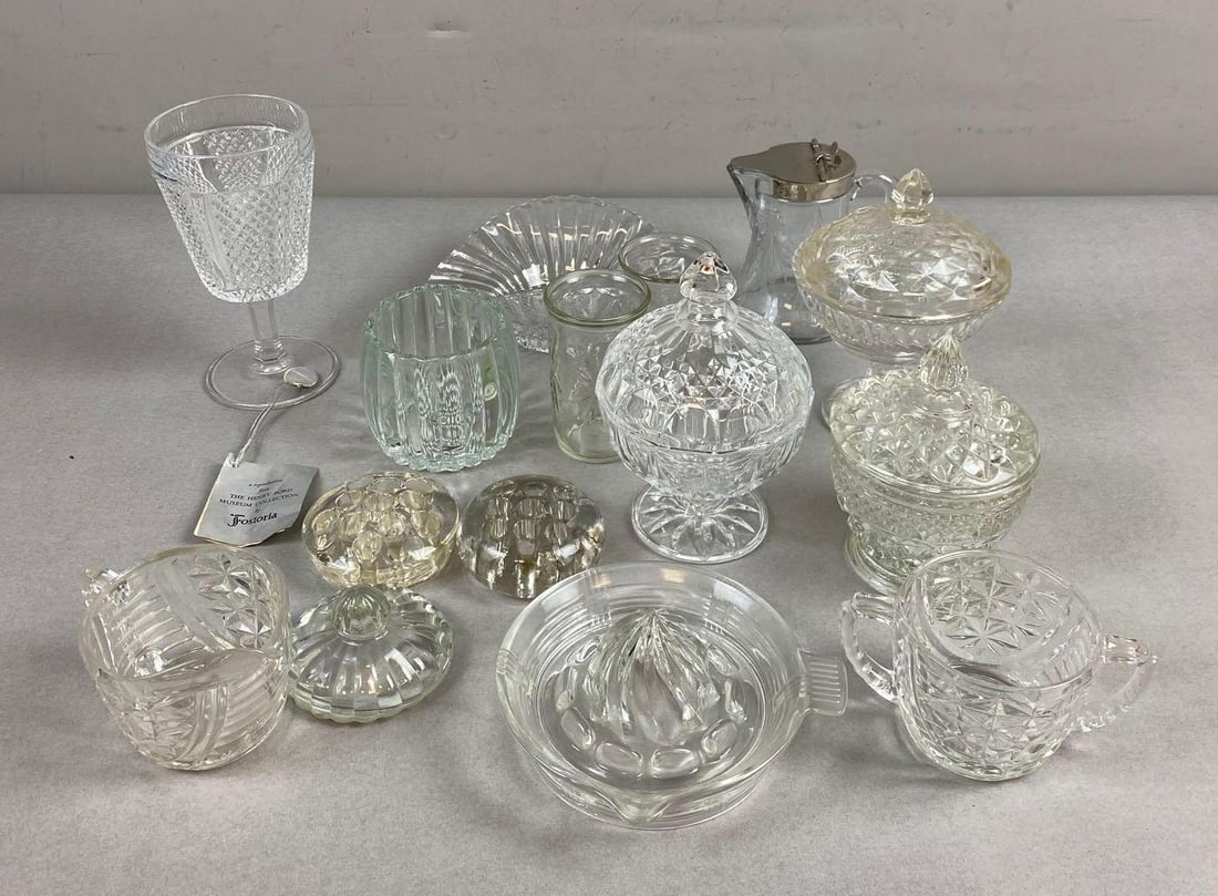 Group of 15 Mid Century Fostoria Glassware and More (1 of 4)