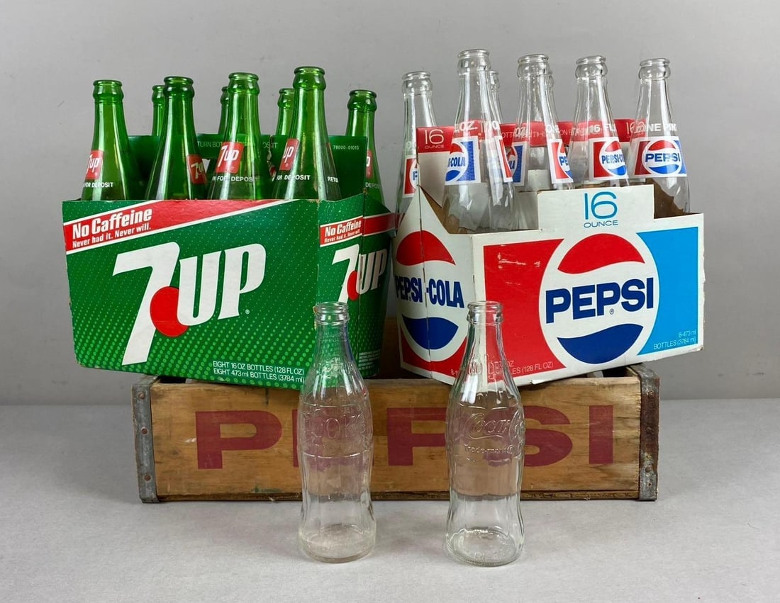 Group of Assorted Soda Advertising Bottles and More (1 of 2)