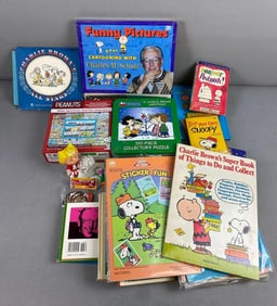 Group of Assorted Peanuts Snoopy Themed Items