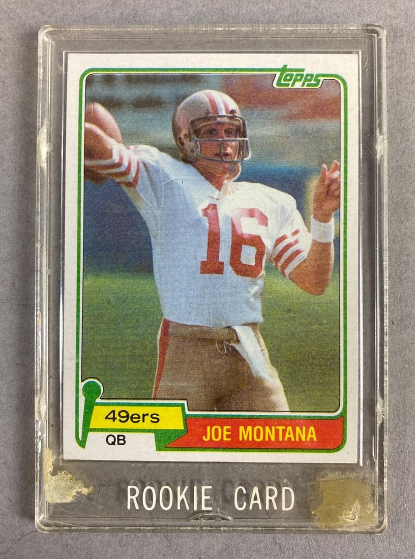 1981 Topps Joe Montana Rookie Card (1 of 2)