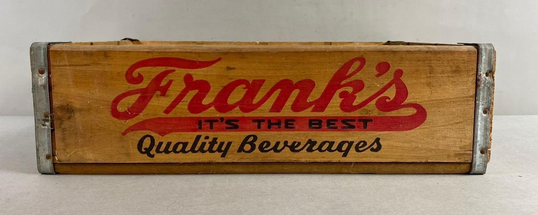 Vintage Frank’s Wooden Bottle Crate (1 of 3)