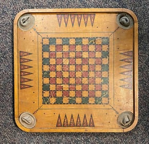 Vintage Carrom Archarena Company Game Board