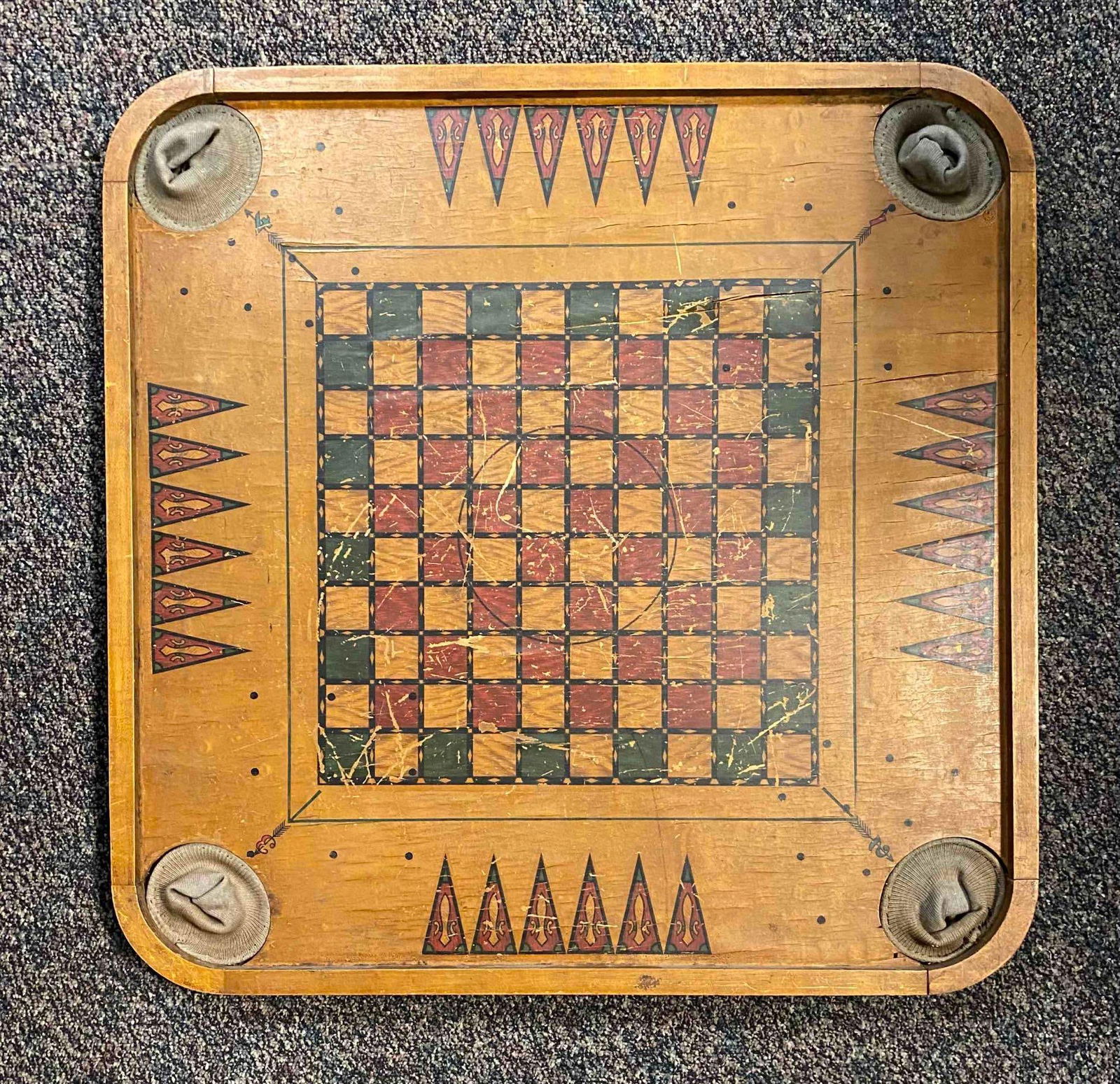 Vintage Carrom Archarena Company Game Board (1 of 4)
