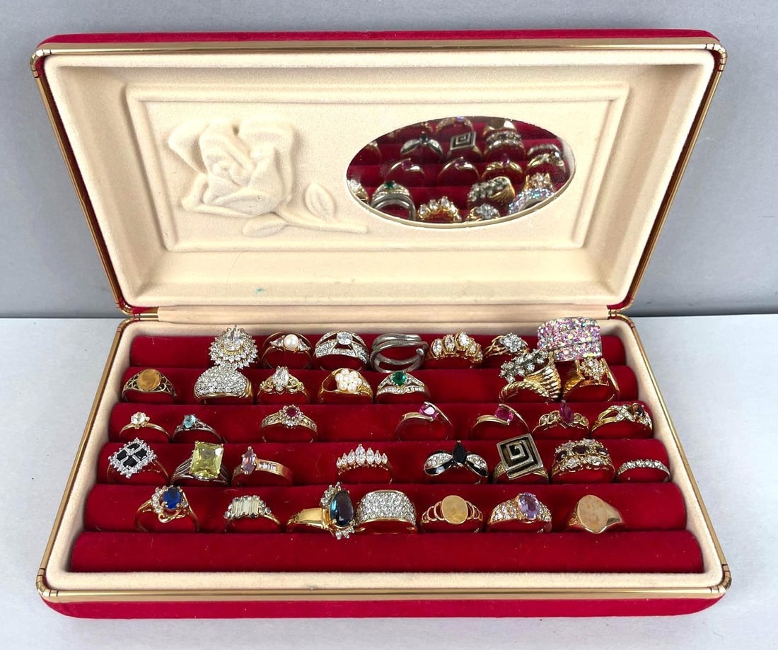 Group of Women's Costume Jewelry Rings (1 of 3)