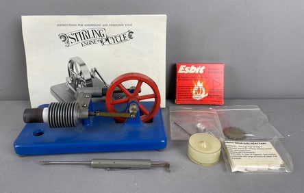 Sterling Cycle Hot Air Engine