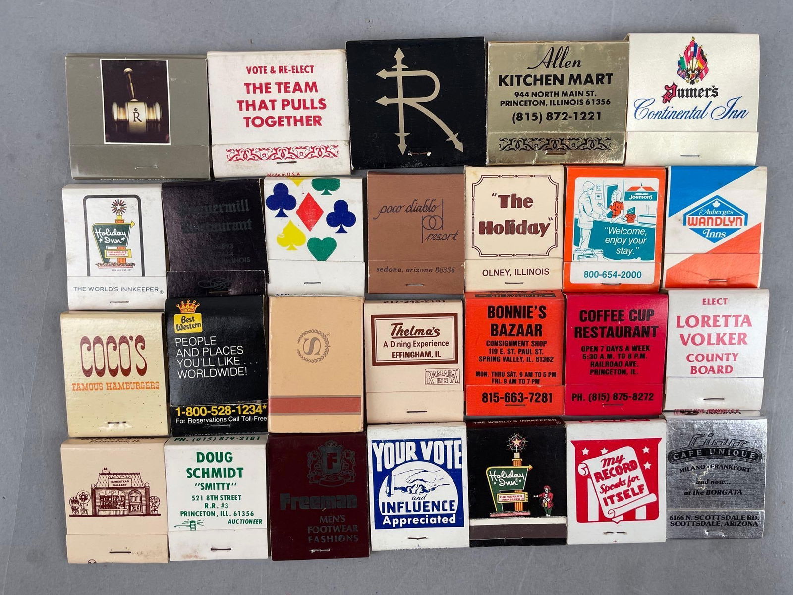Group of Advertising Matchbooks - 2