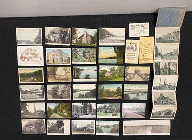 Group of 32 Vintage Illinois Postcards