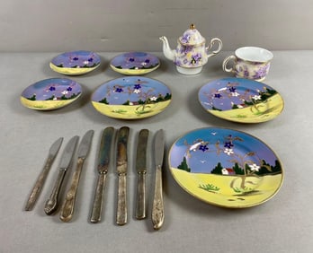 Group of 15 Assorted China Plates and More