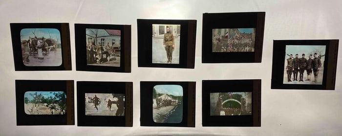 Group of 29 Vintage Negative Glass Slides