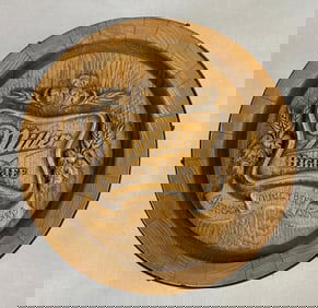 Vintage Miller High Life Plastic Barrel Head Wall Decor