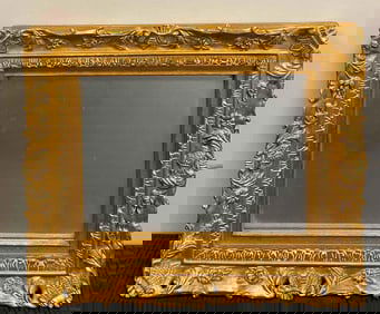 Gold Rimed Framed Mirror