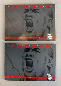 Group of 2 1991 Michael Jordan Illinois Lottery Booklets