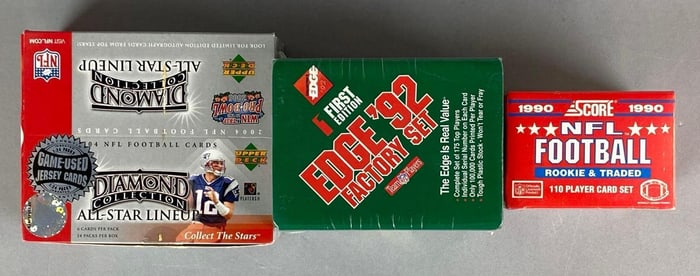Group of 1990s-2000s NFL Trading Cards