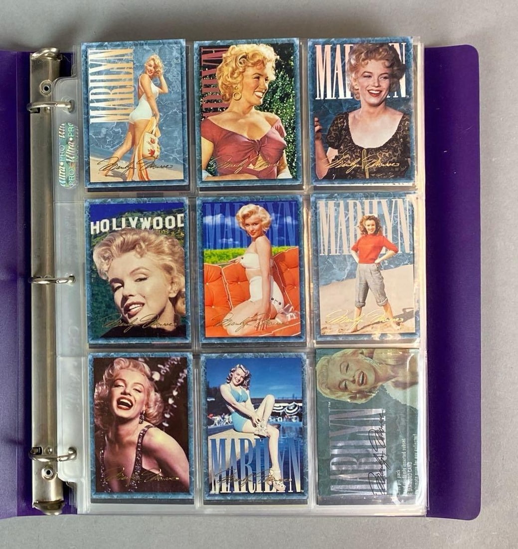 Group of Assorted 1980s - 1990s Trading Cards: Includes Marilyn Monroe, Superman, NBA and more