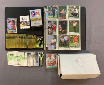 Group of Assorted 1990s-2000s Golf Trading Cards