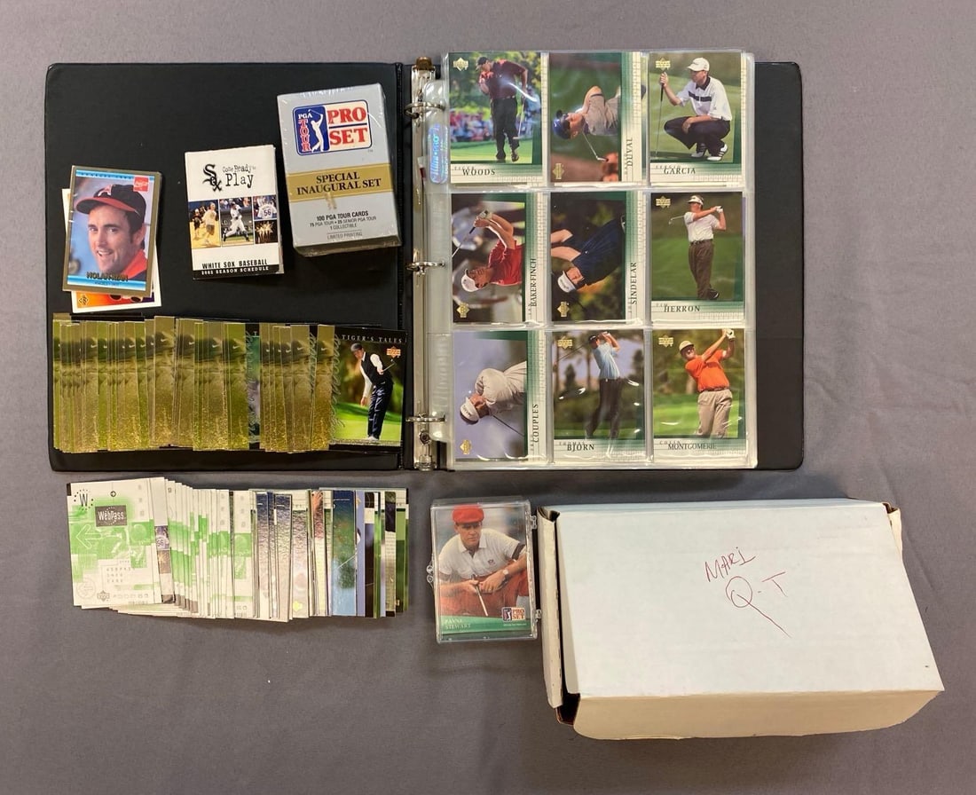Group of Assorted 1990s-2000s Golf Trading Cards (1 of 4)