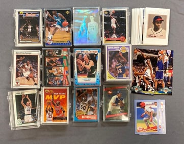 Group of Assorted 1980s-1990s Sports Trading Cards