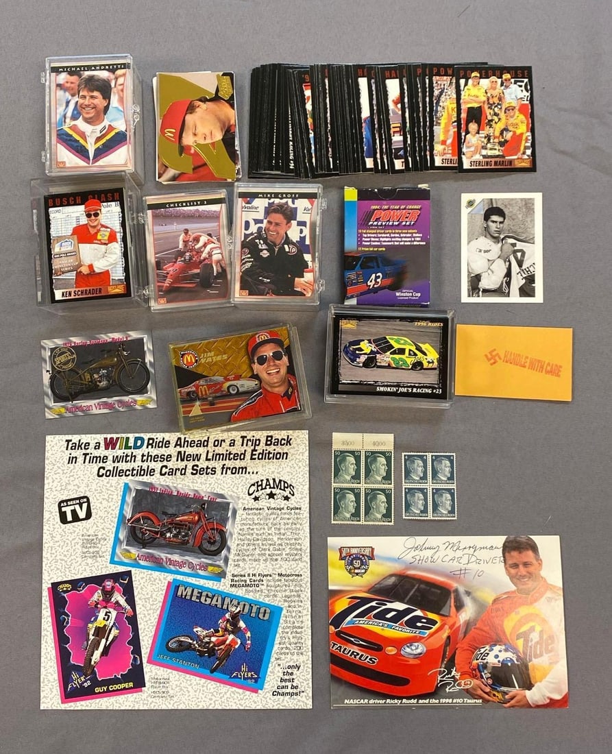 Group of Assorted Racing Trading Cards and More (1 of 3)