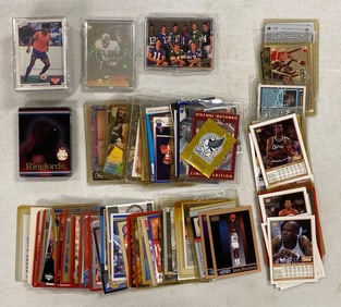 Group of Assorted 1990s Sports Trading Cards