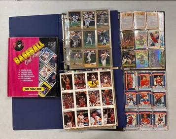 Group of Assorted 1990s Sports Trading Cards and More