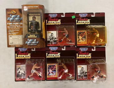 Group of 1990s Kenner Starting Lineup Boxing Figurines