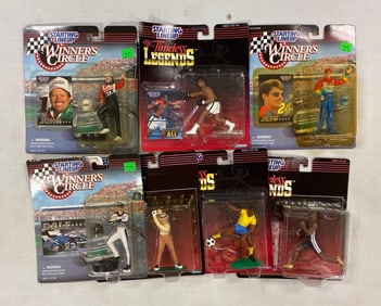 Group of 1990s Kenner Starting Lineup Sports Figurines