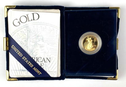 2000 W US Mint $10 1/4 oz American Gold Eagle Proof