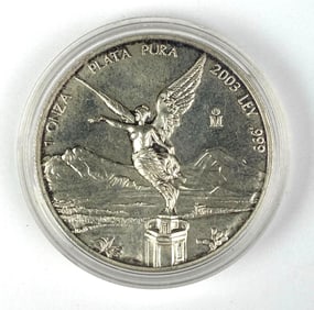 2003 Mexico Libertad 1 Onza 1 oz .999 Fine silver Round
