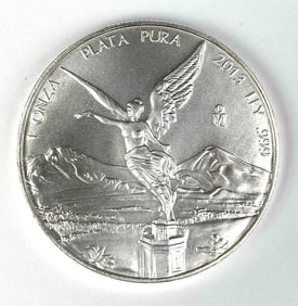 2013 Mexico Libertad 1 Onza 1 oz .999 Fine silver Round