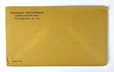 Sealed 1963 US Mint Philadelphia Coin Proof Set