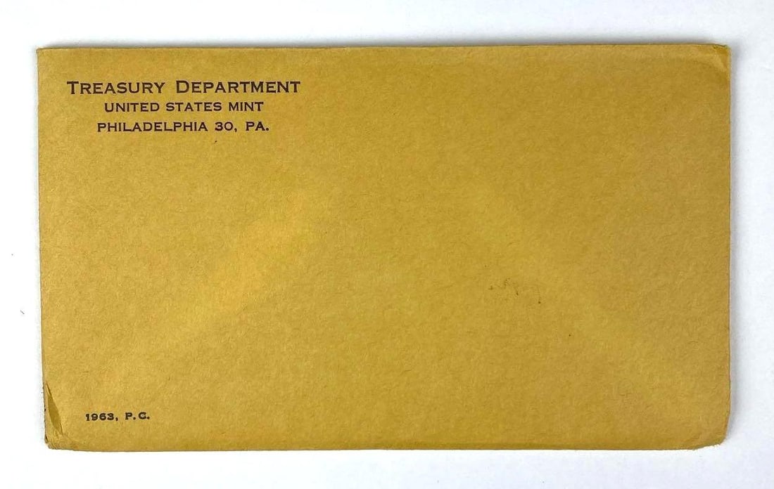 Sealed 1963 US Mint Philadelphia Coin Proof Set (1 of 1)