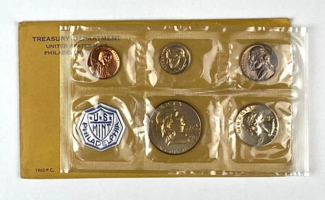1964 US Mint Philadelphia Coin Proof Set