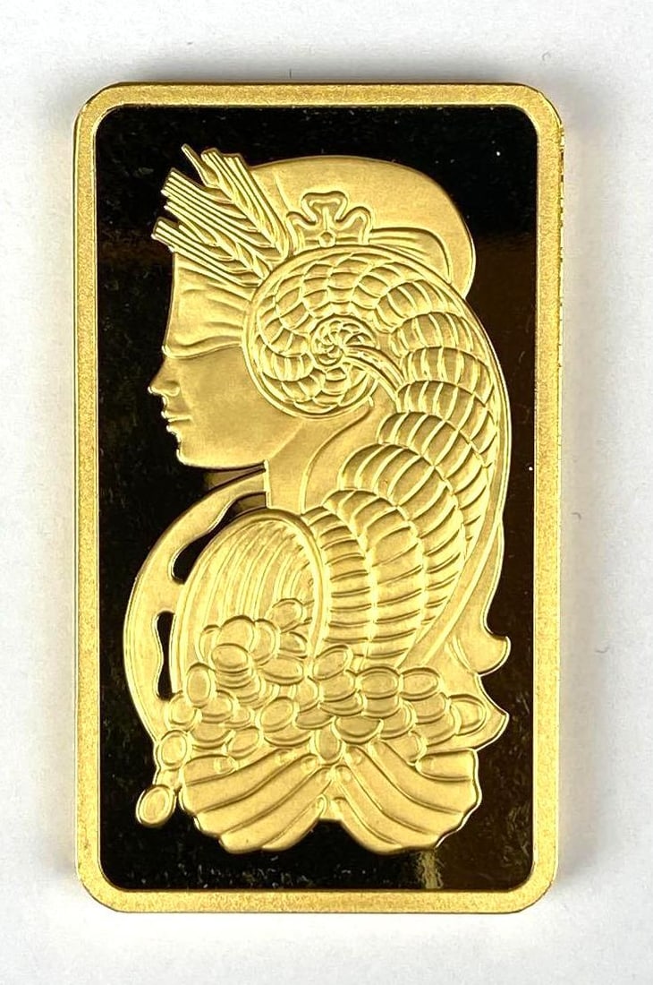 PAMP Suisse Lady Fortuna 5 oz .999 Fine Gold Ingot/ Bar: PAMP Suisse Lady Fortuna 5 oz .999 Fine Gold Ingot/ Bar