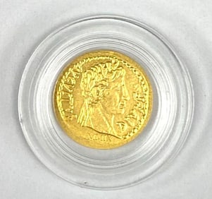 2009 Republic of Palau $1 Augustus .5 Gram .999 Gold Coin