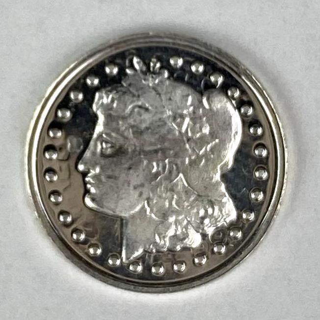 Morgan Design 1 Gram .999 Fine Silver Round (1 of 2)