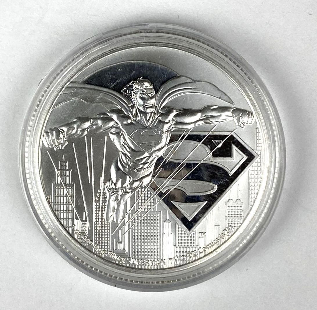 2021 NIUE $2 DC Comics Superman 1 oz .999 Fine Silver Coin (1 of 2)