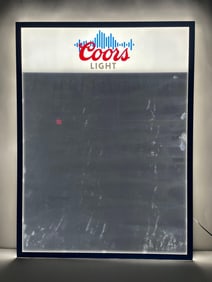 Coors Light Beer Menu Board LED Light-Up Advertising Sign
