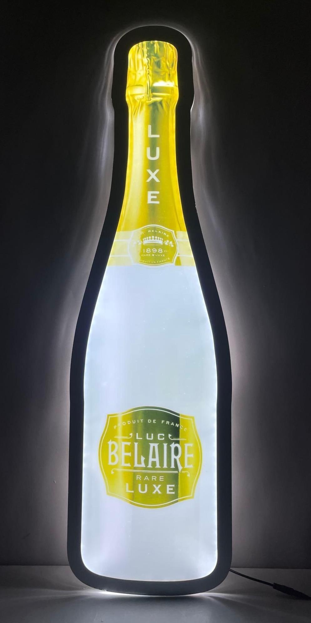 Luc Belaire Rare Luxe Sparkling Wine LED Light-Up Advertising Sign (1 of 3)