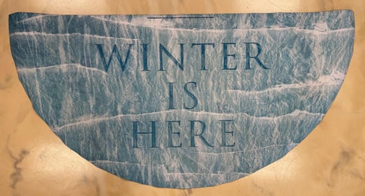 Game of Thrones Winter is Here Advertising Floor Mat