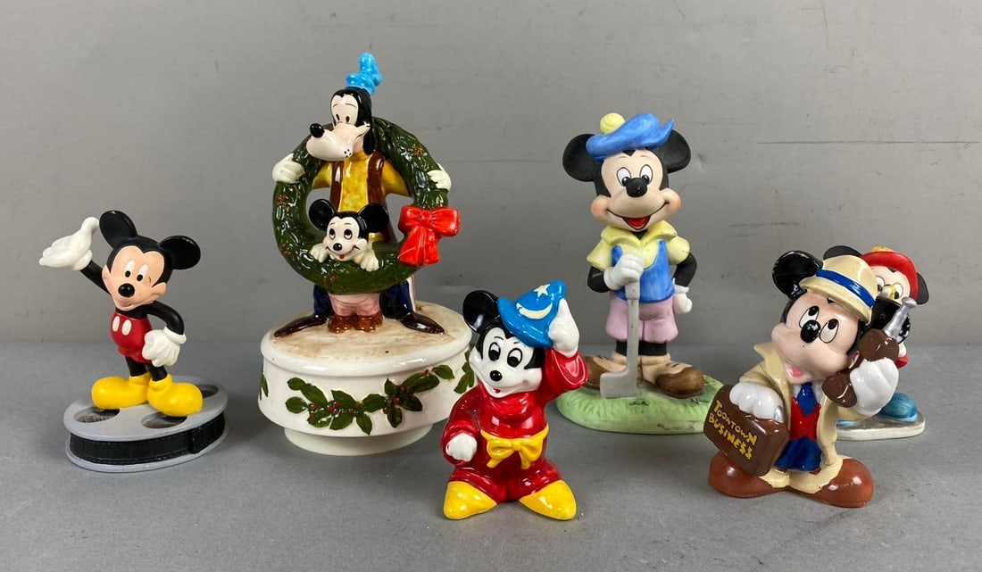 Group of 6 Disney Mickey Mouse Figures (1 of 3)
