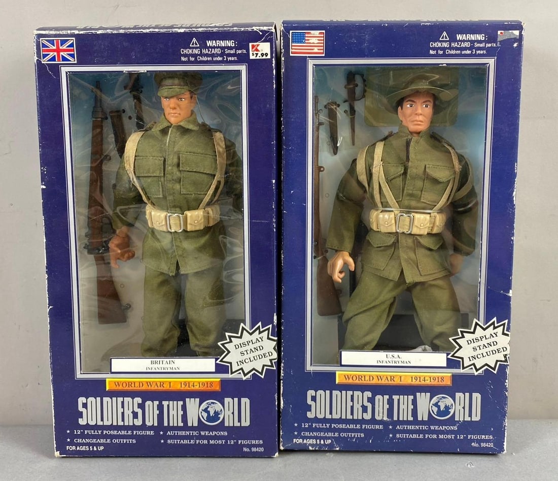 Group of 2 1998 Soldiers Of The World Figures (1 of 4)