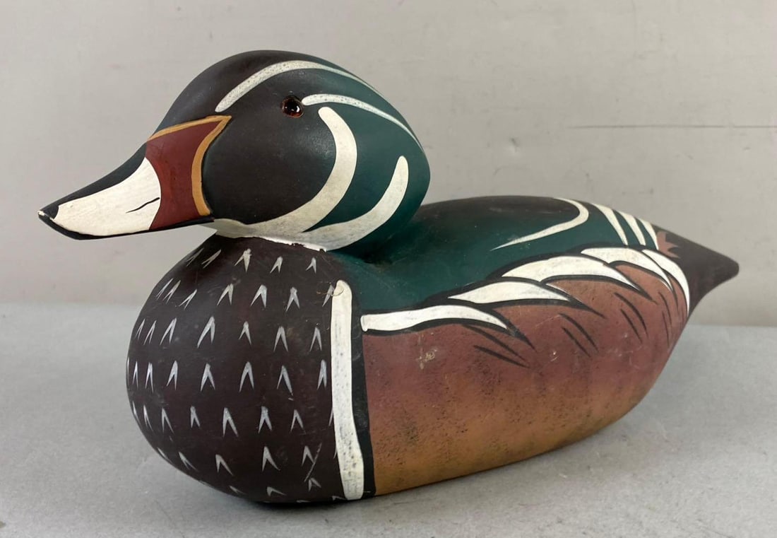 Vintage Boyd’s Collection Wooden Mallard Duck (1 of 3)
