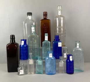 Group of Assorted Antique Medicine Bottles