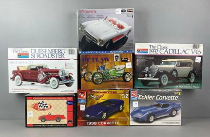 Group of 6 Die-Cast Model Cars and More